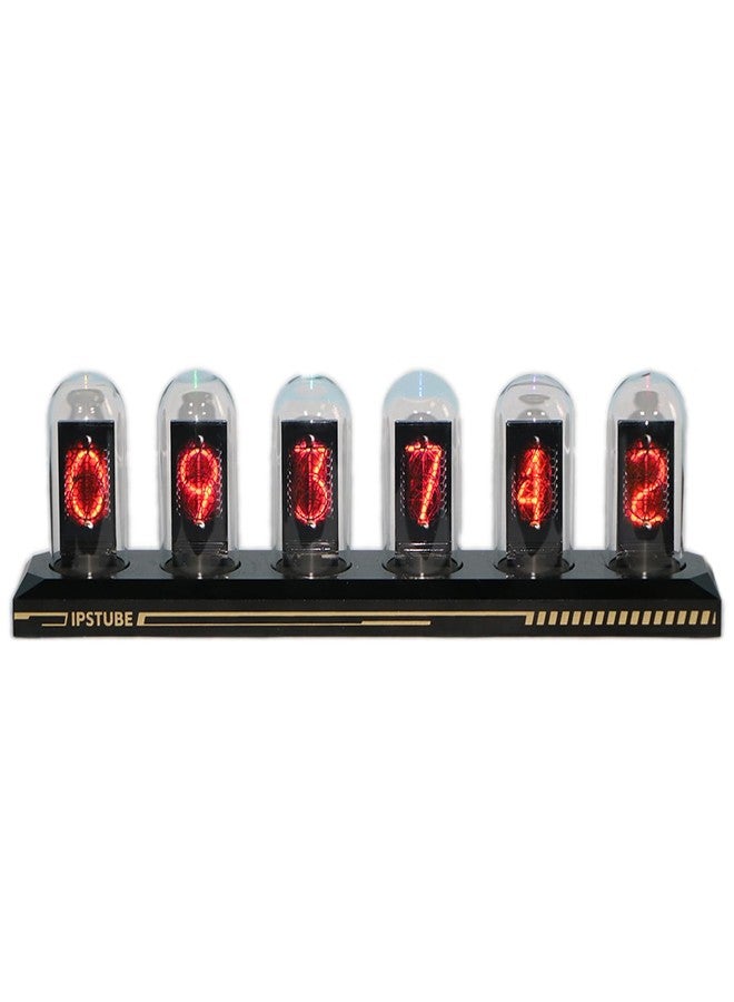 Vastarry Nixie Tube Clock Glow Tube Clock IPS Color Screen Digital Clock DIY Analog Digital Tube WiFi time Desktop Desktop Digital Clock Decoration Gift (H401) - Image 1
